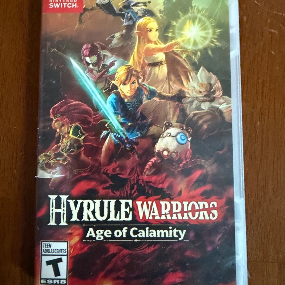 Nintendo Hyrule Warriors: Age of Calamity - Red and Blue Cover
